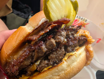 Killer Burger signature dishes Peanut Butter Pickle Bacon Burger
Classic Burger
Fun Guy Burger